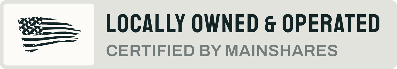 Banner of Locally Owned & Operated Certified by Mainshares