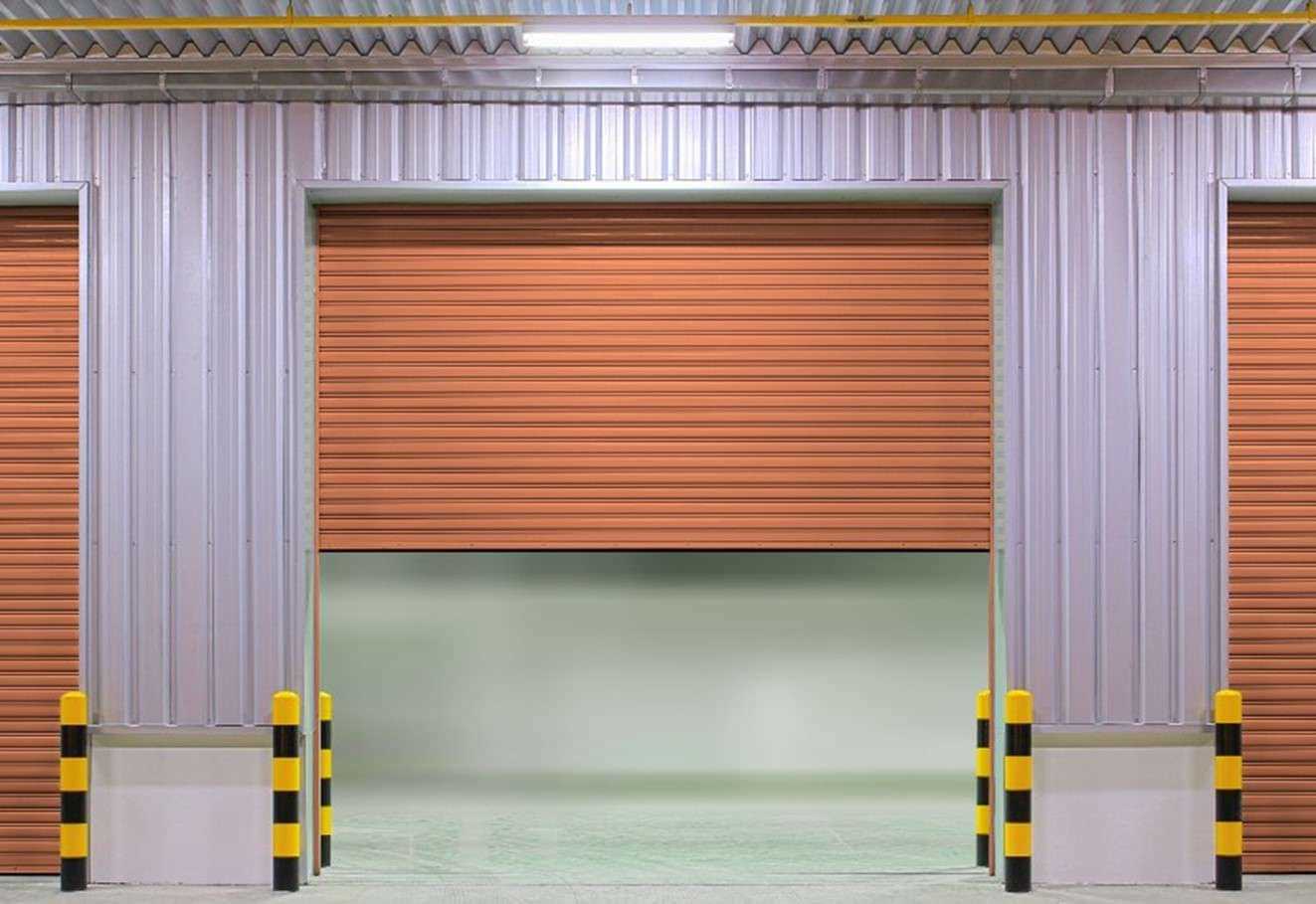 Industrial garage door installation by A1A Overhead Door in Jacksonville, FL