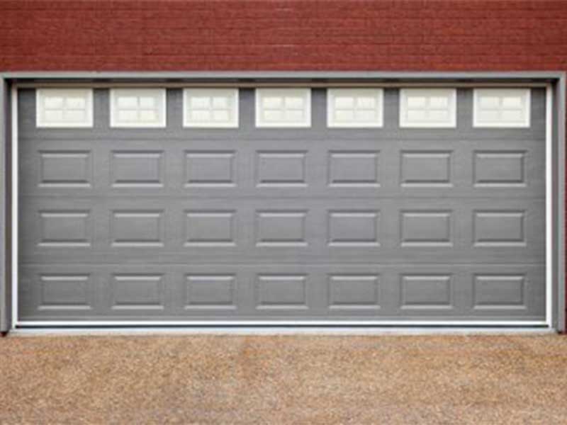 grey garage door