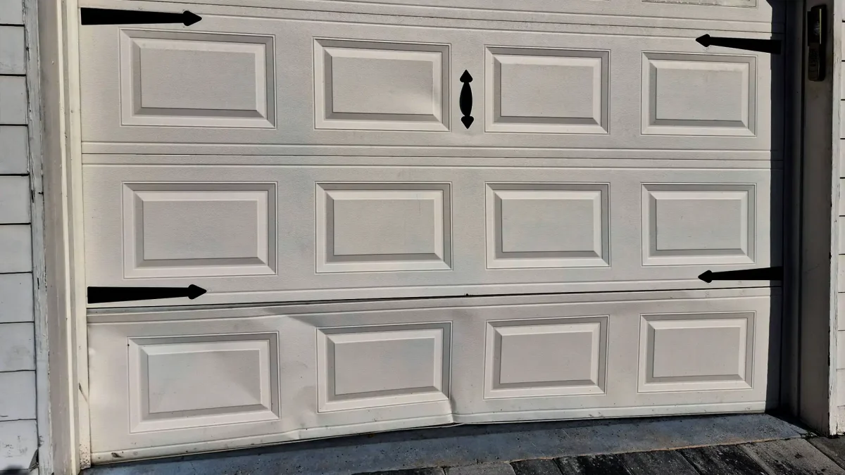 Garage Door Panel Damage
